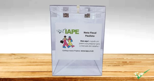 Urna da Nota Fiscal Paulista do IAPE